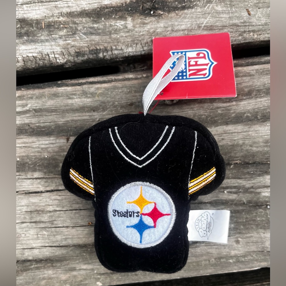 NFL PITTSBURGH STEELERS SOFT TEAM JERSEY ORNAMENT W/TAG
